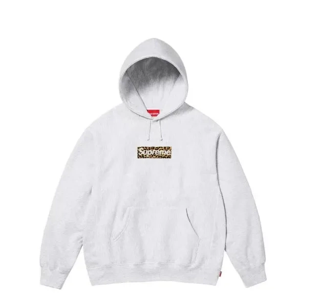 L BOX Shanghai Grey HOODED LOGO M SWEAT S XL 0519